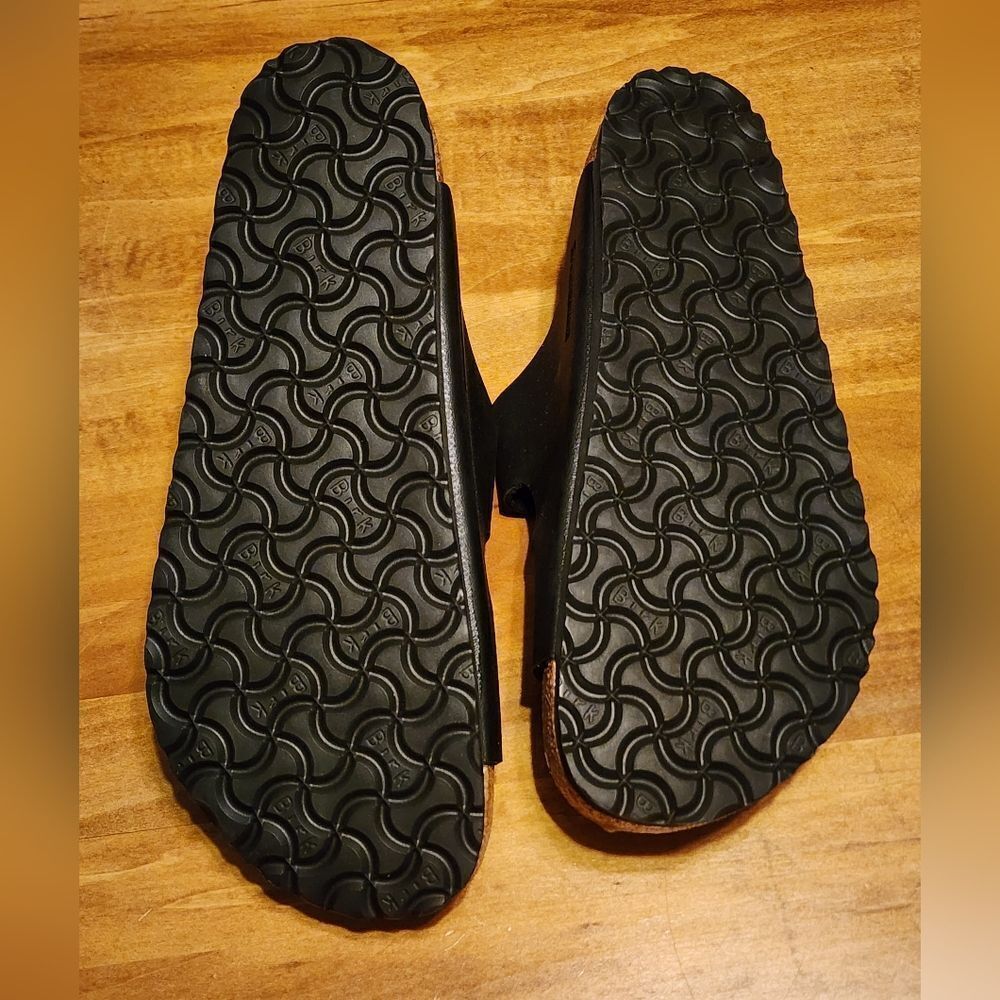 NEW Birkenstock Arizona Soft Footbed Black Size 42 - Picture 4 of 6